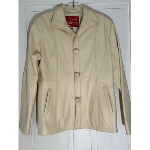 Corium leather‎ blazer